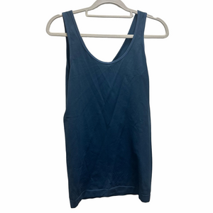 Filly Flair Blue Long Tank One Size